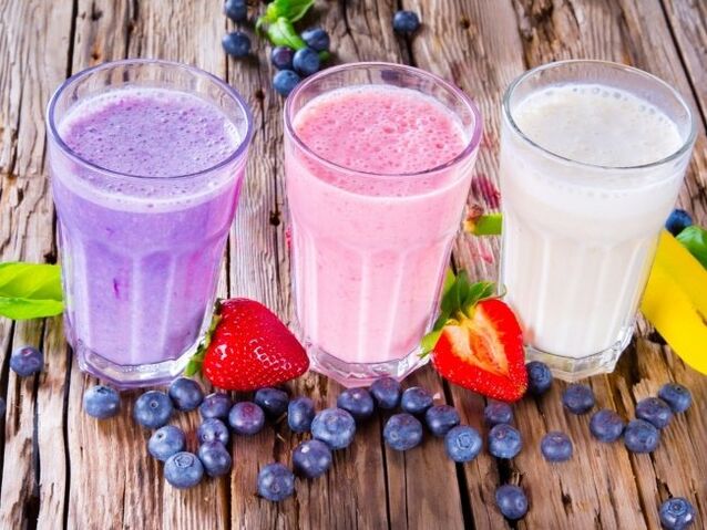 smoothies και κοκτέιλ φρούτων και λαχανικών για απώλεια βάρους